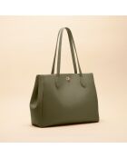 Sac à main Camille en cuir argile - 37,1x27,2x15 cm