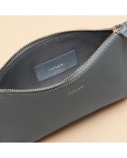 Pochette Bianca en cuir neptune - 20,5x14x3 cm