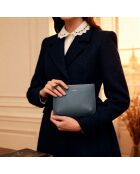 Pochette Bianca en cuir neptune - 20,5x14x3 cm