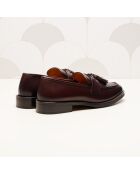 Mokassins Anna aus dunkelbraunem Leder