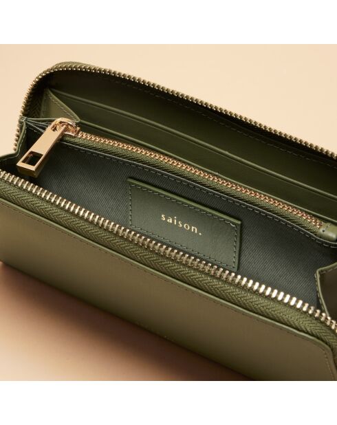 Compagnon en cuir Maya argile - 195 x 100 x 20 mm