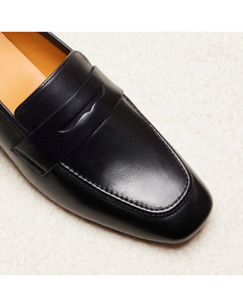 Mocassini Elise in pelle nera