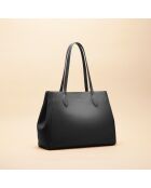Sac à main Camille en cuir noir - 37,1x27,2x15 cm