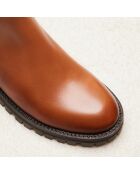 Chelsea en cuir Maia camel