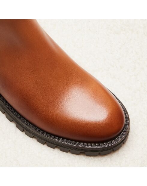 Chelsea en cuir Maia camel