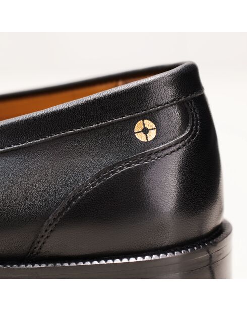 Mocassini Aude in pelle nera