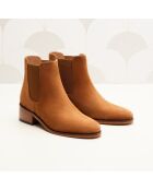 Chelsea suèdeleer Chloé camel