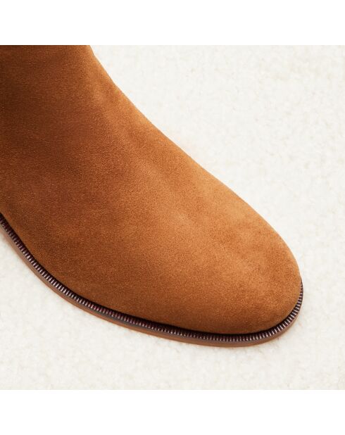 Chelsea suèdeleer Chloé camel