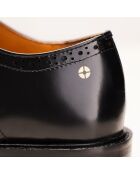 Derbies en cuir Pauline noirs