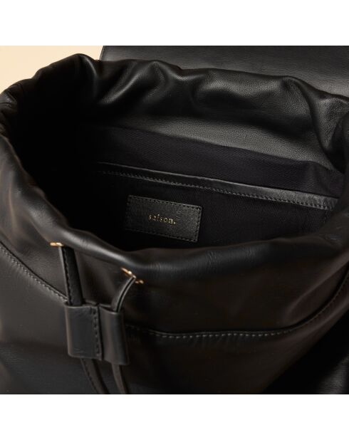 Sac à dos en cuir Lola noir - 353 x 260 x 115 mm