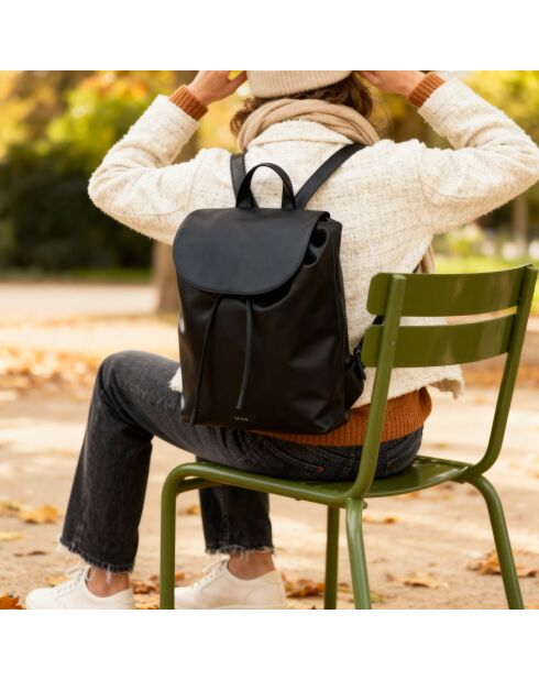 Sac à dos en cuir Lola noir - 353 x 260 x 115 mm