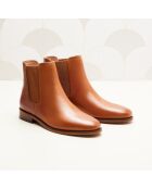 Chelsea en cuir Zoé camel