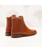 Chelsea en cuir Zoé camel