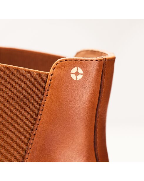 Chelsea en cuir Zoé camel