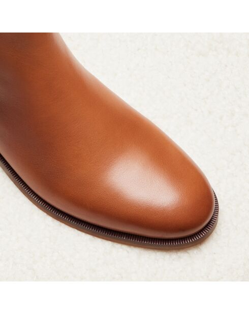 Chelsea en cuir Zoé camel