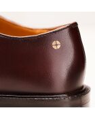 Derby Rita in pelle marrone