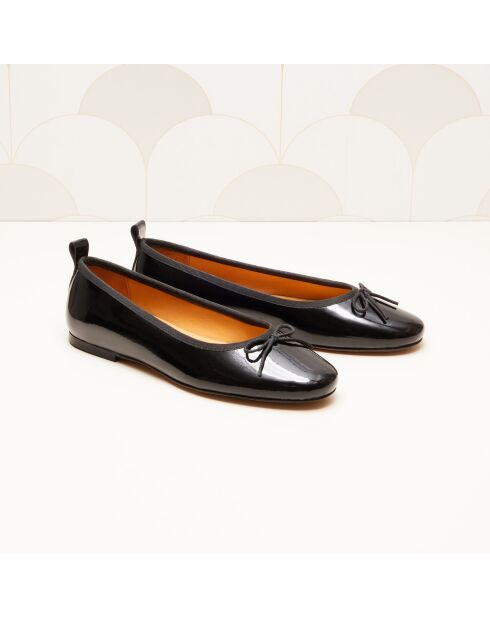 Bailarinas Camille de charol negras