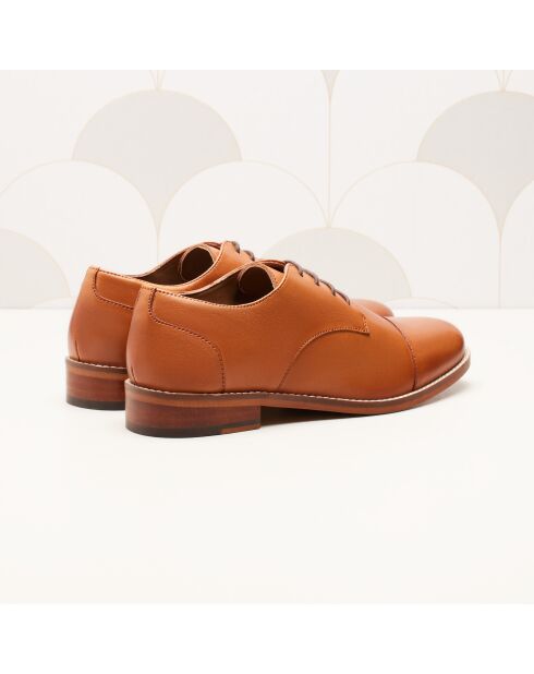 Derbies en cuir Capucine camel