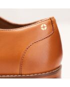 Derbies en cuir Capucine camel