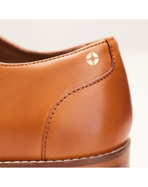 Derbies en cuir Capucine camel