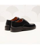 Derbies en cuir Laure noirs
