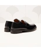 Mocassini Avril in pelle nera