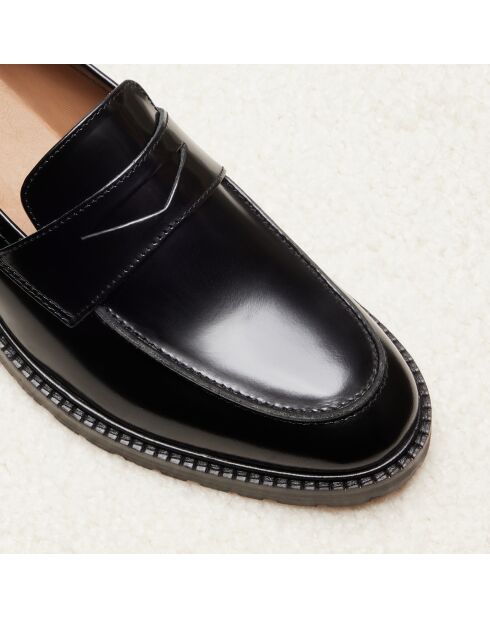 Mocassini Avril in pelle nera