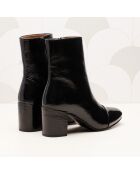 Léna zwarte lakleren laarzen - Hak: 6,8 cm