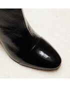 Léna zwarte lakleren laarzen - Hak: 6,8 cm