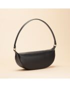 Bandolera de piel Pia negra - 310 x 136 x 80 mm