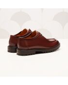 Derbies en cuir Gaby marron