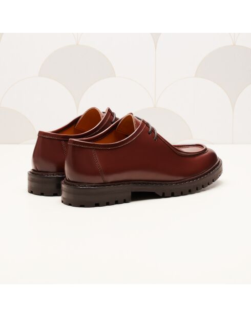 Derbies en cuir Gaby marron
