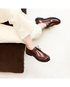 Derbies en cuir Gaby marron