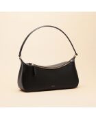 Axelle schwarze Lederhandtasche - 346 x 180 x 120 mm