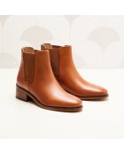 Chelsea van Camelkleurig leer Chloé