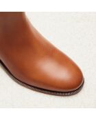 Chelsea van Camelkleurig leer Chloé