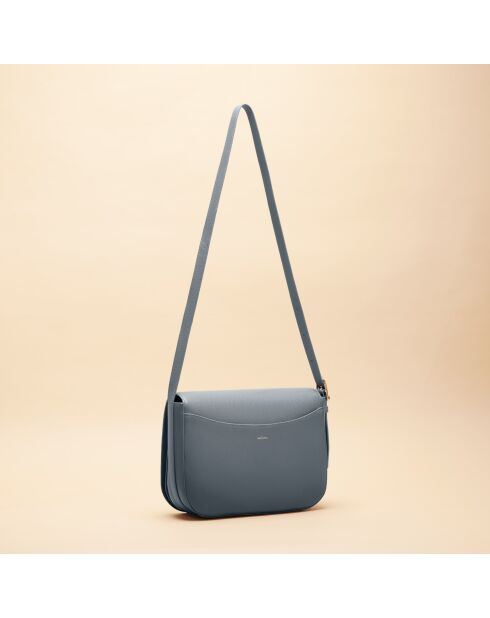 Bandolera Adèle neptune de piel - 280 x 190 x 85 mm