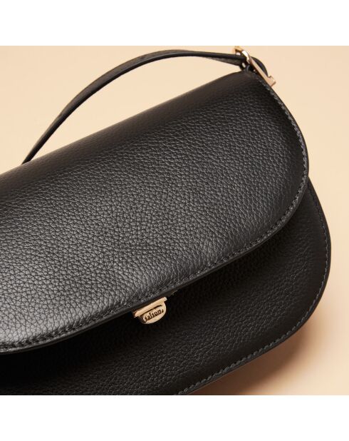 Bandolera de piel Bea negra - 200 x 119 x 39 mm