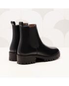 Chelsea en cuir Maia noires