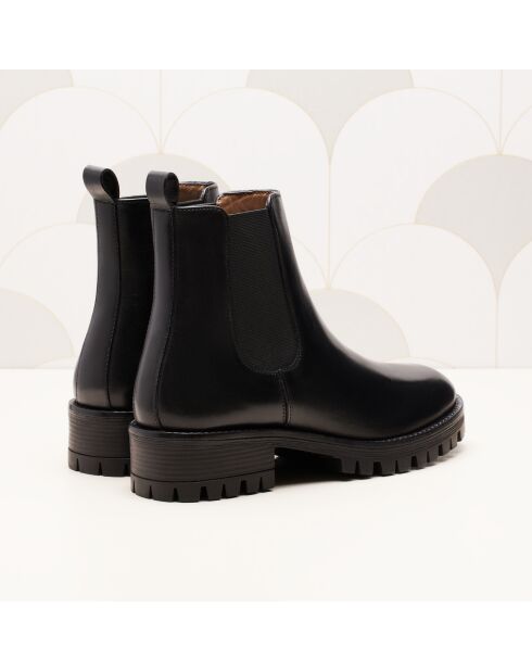 Chelsea en cuir Maia noires