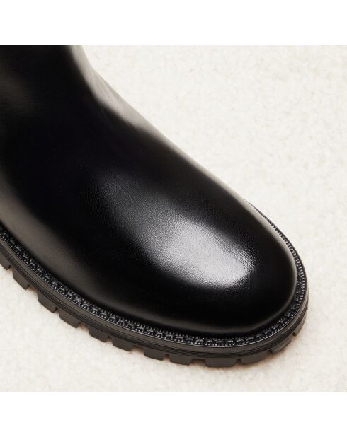Chelsea en cuir Maia noires
