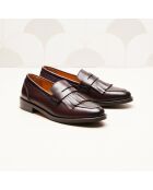 Aude bruine leren instappers