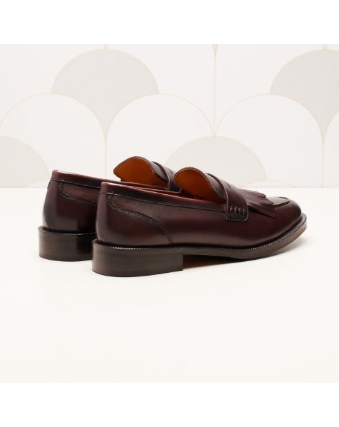 Mocasines de piel marrón Aude