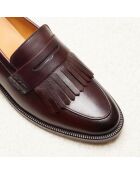 Aude bruine leren instappers