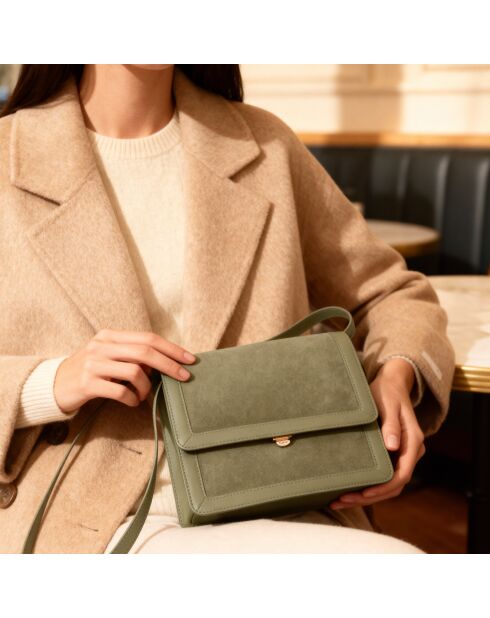 Bandolera de piel Anita clay - 200 x 162 x 55 mm