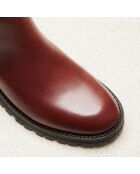 Chelsea en cuir Maia marron