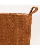 Botas Lucile de gamuza camel