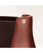 Chelsea en cuir Chloé marron