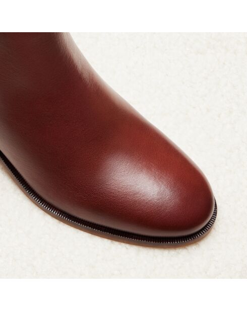 Chelsea en cuir Chloé marron