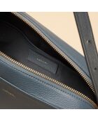 Bandolera de piel Agathe neptune - 236 x 161 x 55 mm